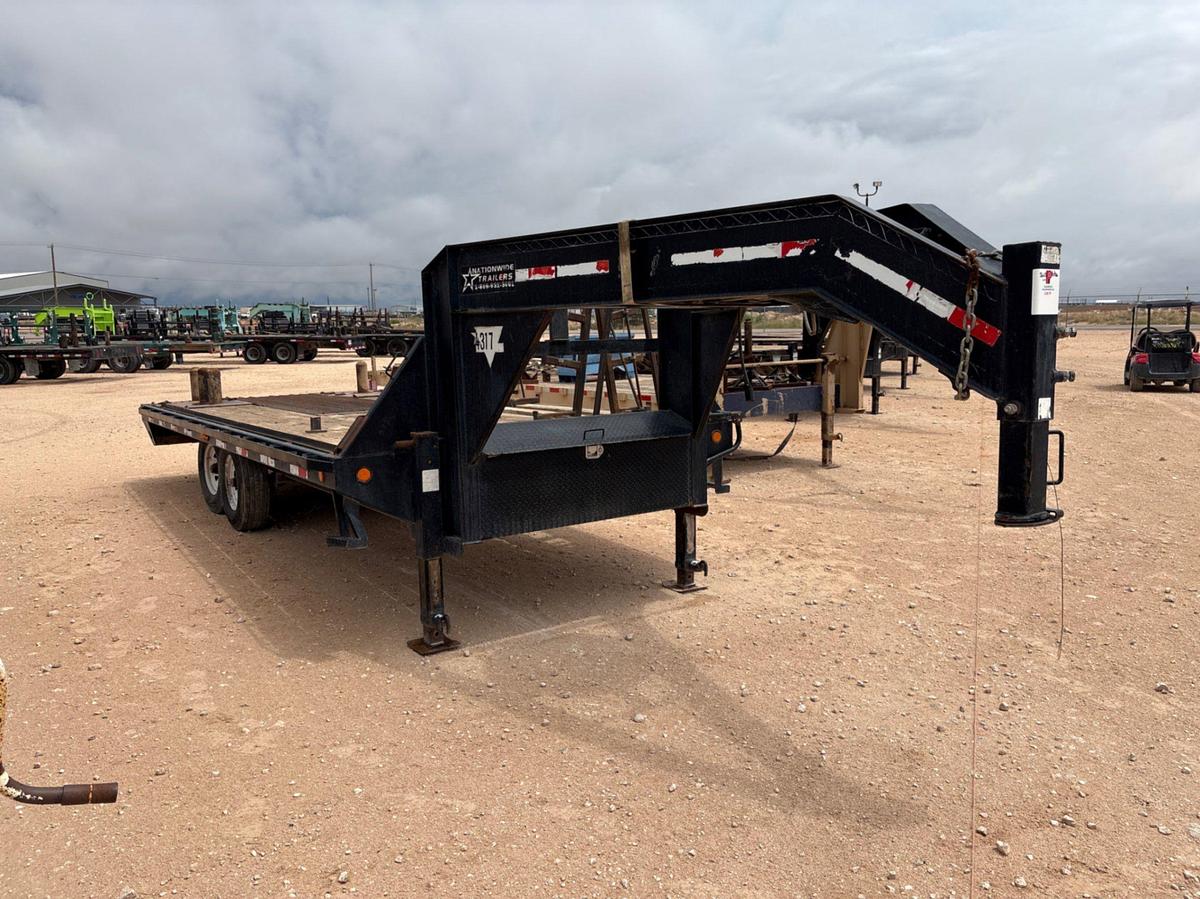 Used 2015 PJ TRAILERS 20’ X 8’ T/A GOOSENECK TOOL TRANSPORT TRAILER