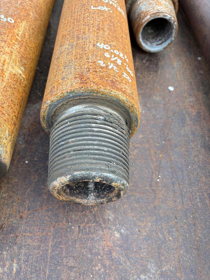 Used 6-1/8”OD x 2-1/2”ID x 40.02’L 4”FH SLICK DRILL COLLAR