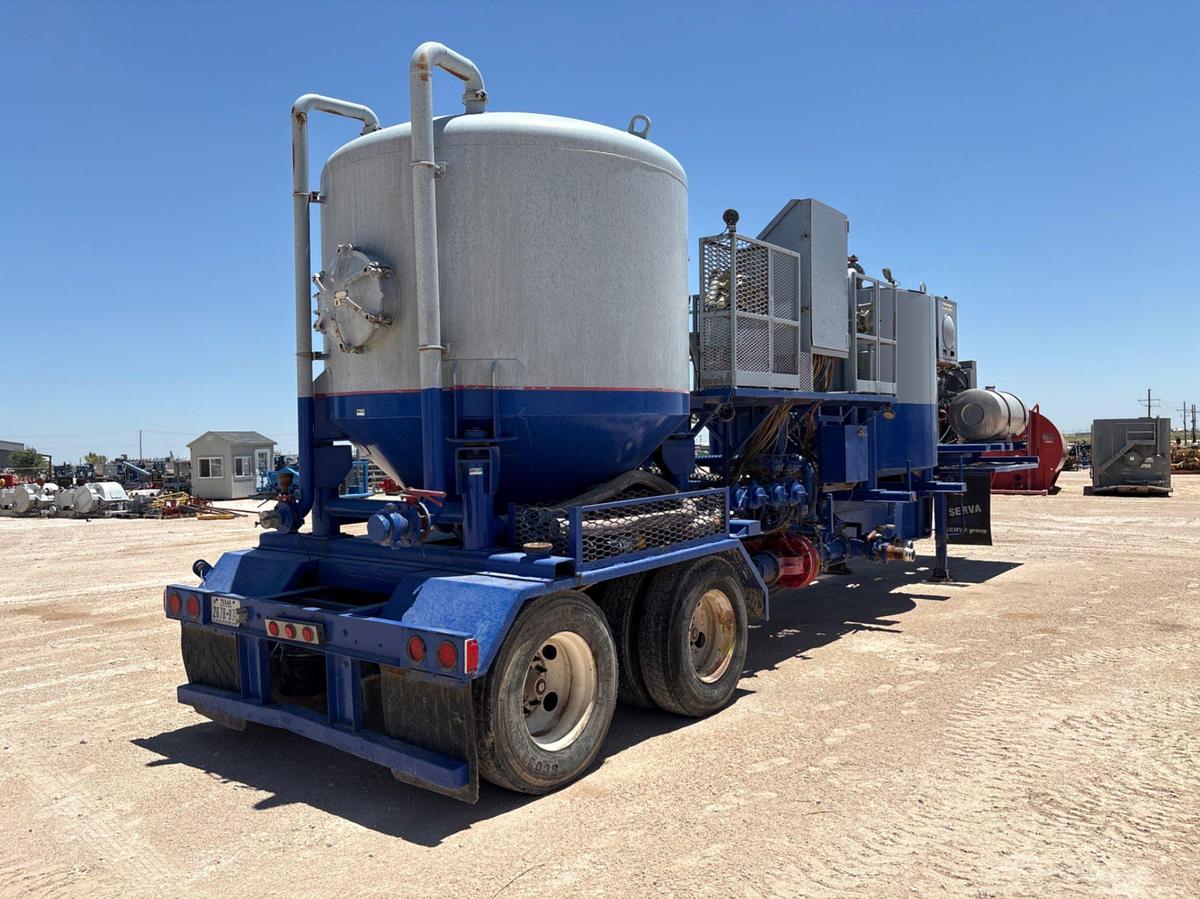 Used Serva t/a cement batch mixing trailer