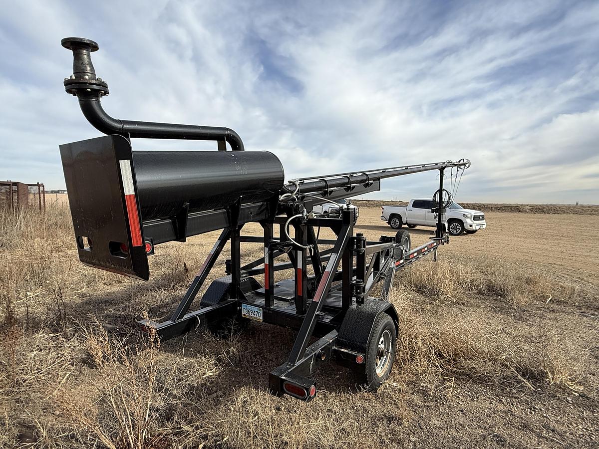 Used 2014 HORSE CREEK MANUFACTURING & FAB 4-1/2” DIA. X 38’L S/A FLARE STACK TRAILER