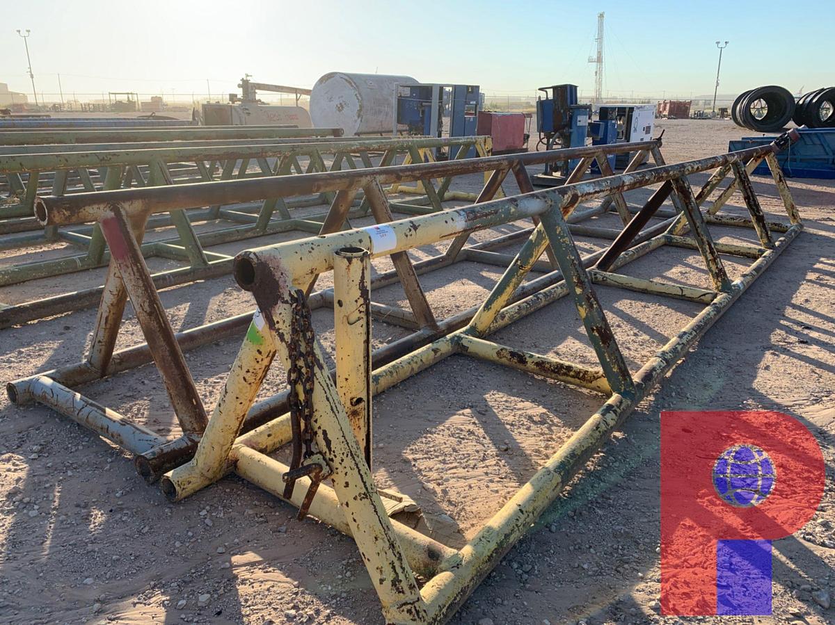Used (2X$) 29’ X 43” TRIANGLE PIPE RACKS