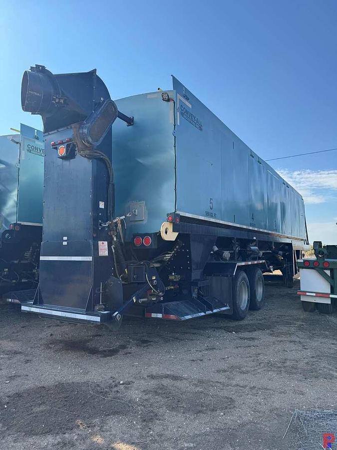 Used 2012 CONVEY ALL SK-3000-AC SAND KING BULK STORAGE TRAILER