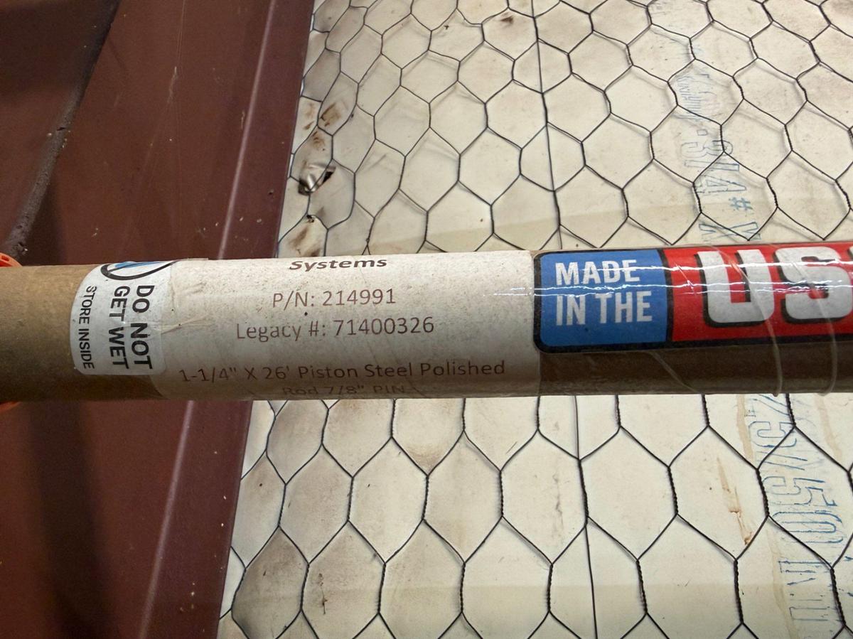 Used 1-1/4 x 26’ x 7/8 pin piston steel Weatherford Polished Rod