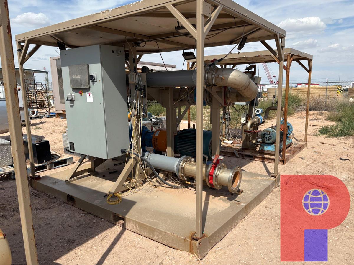 Used WATER TREATMENT FLOC/PUMP SKID