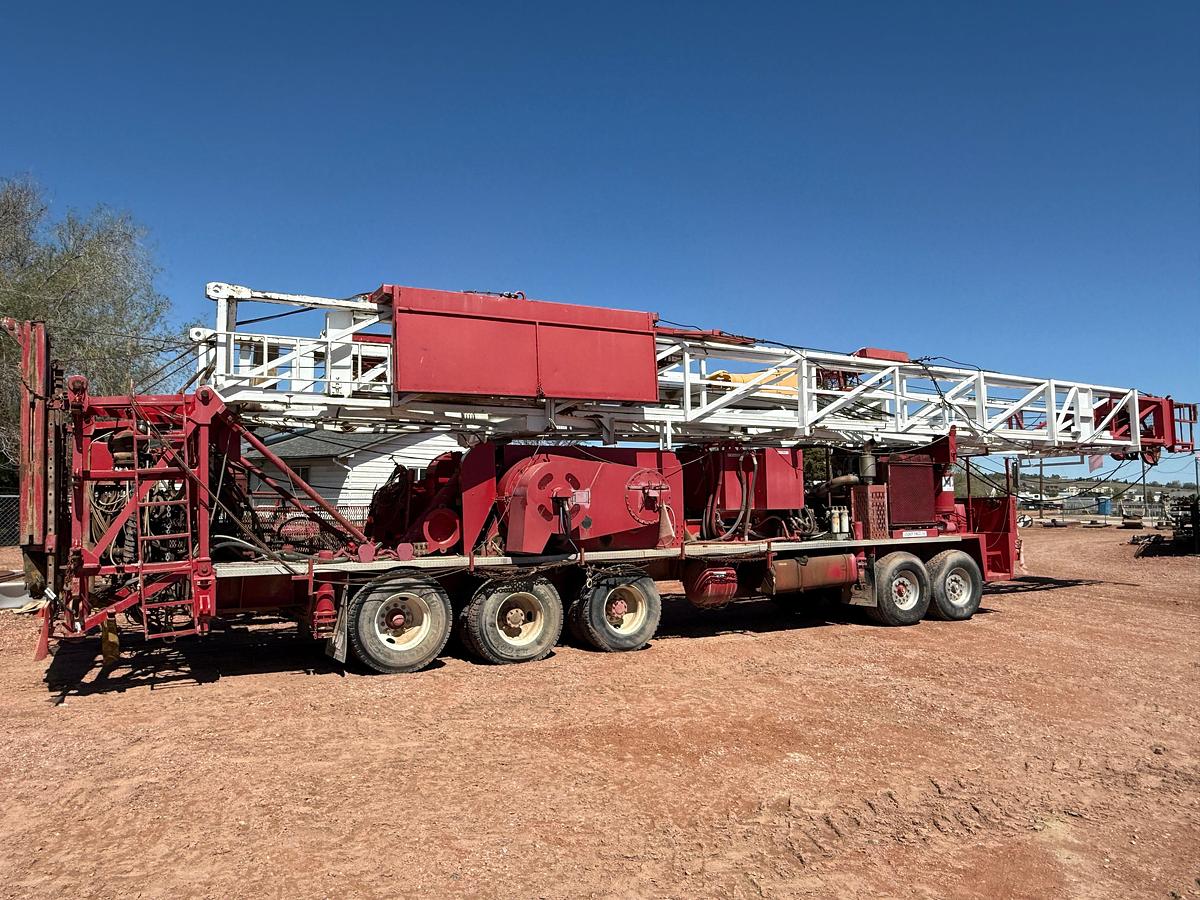 Used 1984 CRANE CARRIER W5384A DD 108’-267K 5-AXLE WELL SERVICE WORKOVER RIG
