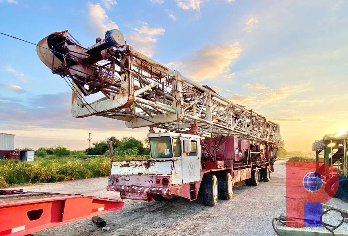 Used Franks 1287-160 DD 5 AXLE WELL SERVICE RIG