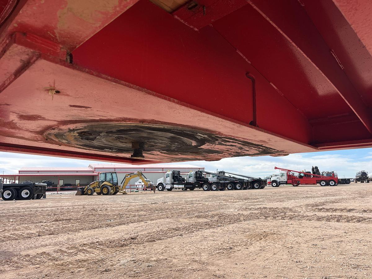 Used 2011 ASPEN 5-AXLE SCISSOR NECK OILFIELD LOWBOY TRAILER