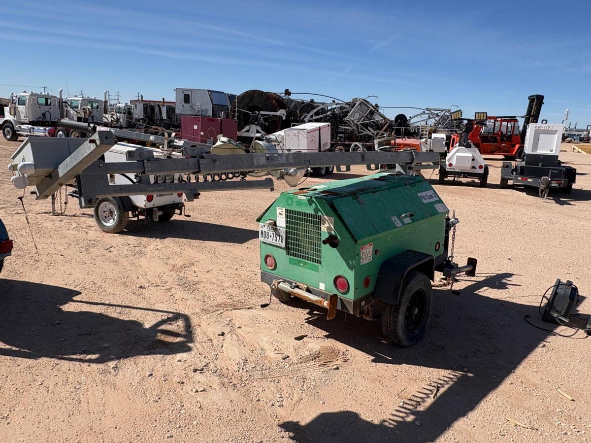 Used 2012 TEREX RL4 S/A BUMPER PULL 6KW LIGHT TOWER