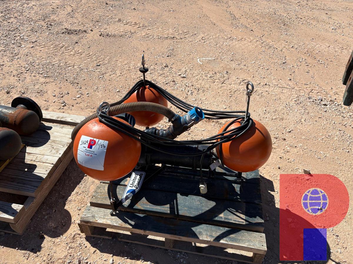 Used TSURUMI 2” 115V FLOATING SUCTION PUMP