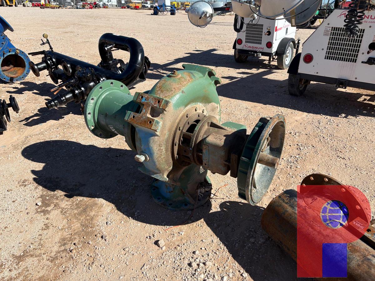 Used CORNELL D5808-2 12 X 13 CENT PUMP W/ DISCHARGE MANIFOLD