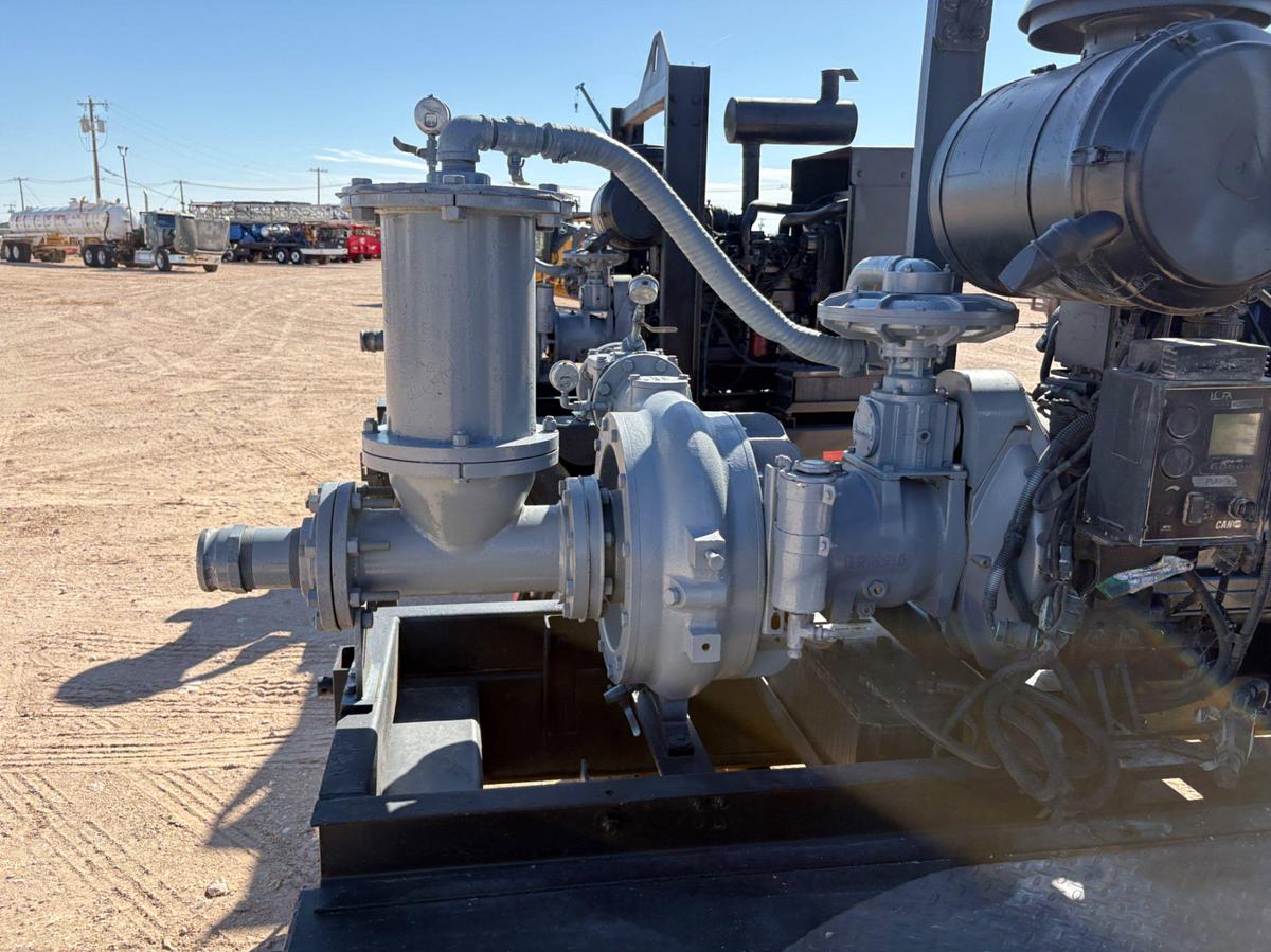 Used Pioneer prime series 6X4X17 cent pump mtd on t/a bumper pull trailer