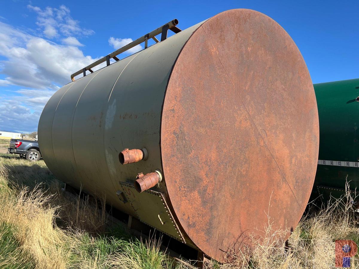 Used 12’ DIAMETER X 20’H 400BBL STORAGE TANK