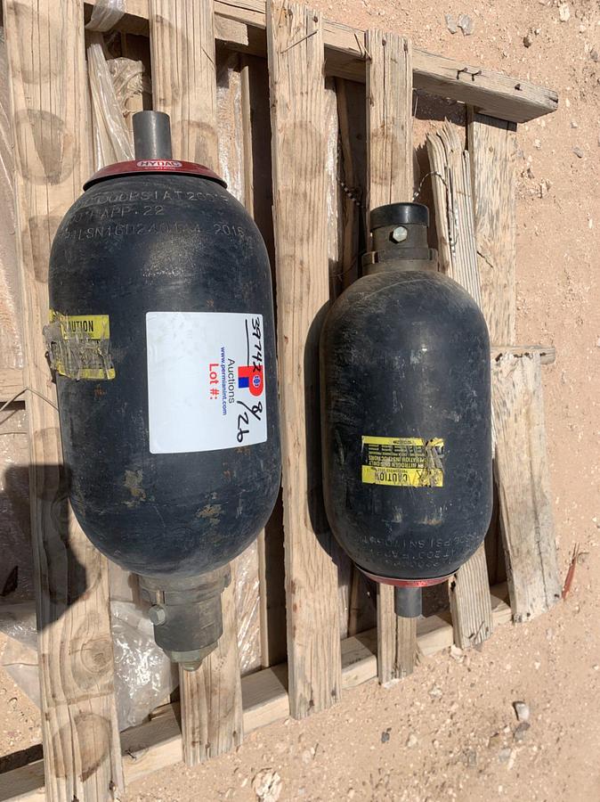 Used (2) 3600 PSI Accumulator BOP Bottles
