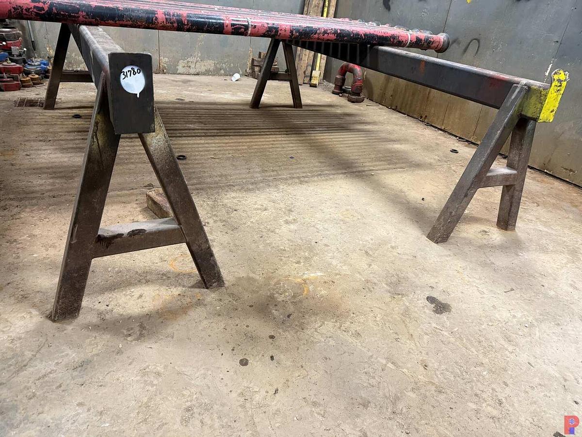 Used (2 X $) 10’ X 32” TRIANGULAR PIPE RACKS