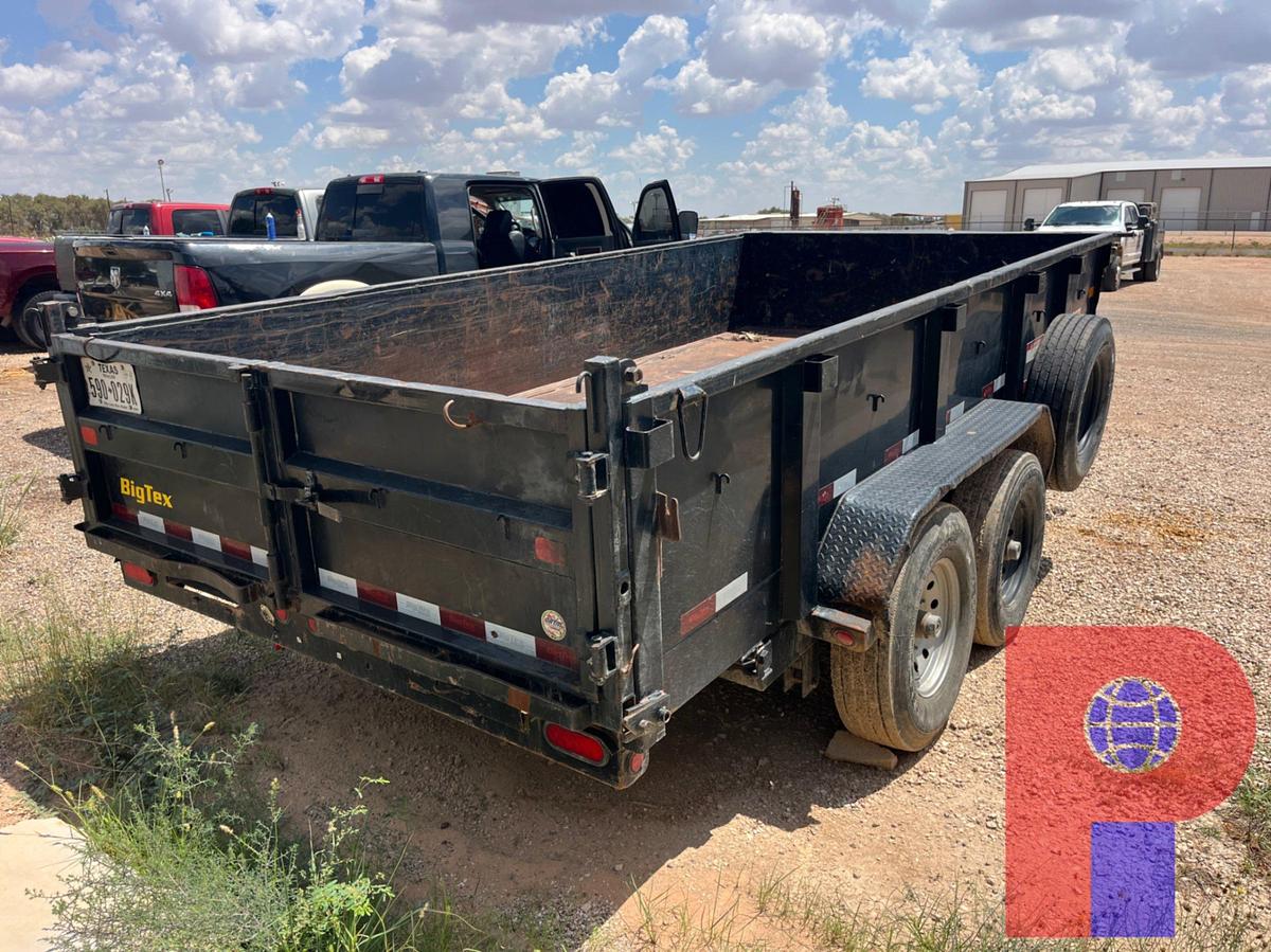 Used 2020 BIG TEX 14LX 14’ T/A BUMPER PULL DUMP TRAILER