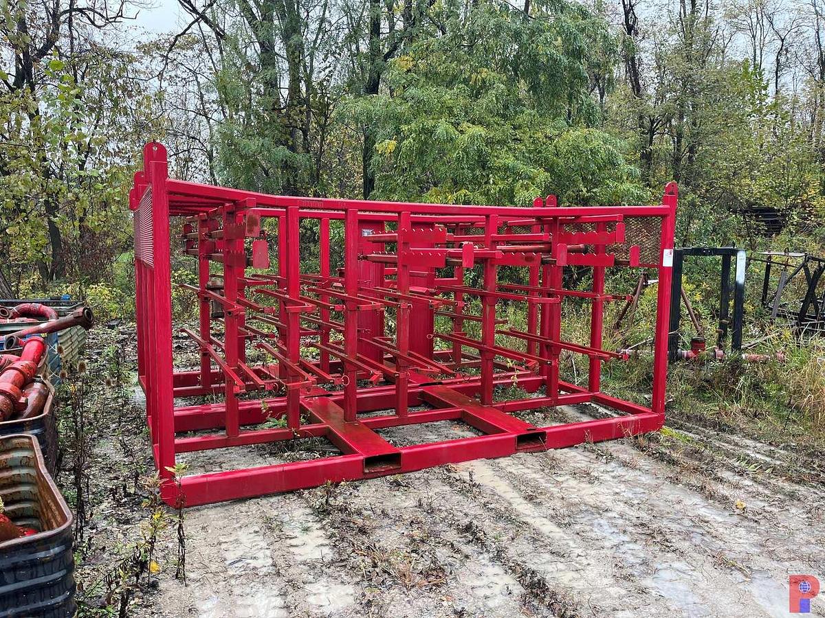 Used (2) TWIN PINES 2” FLOW IRON RACKS