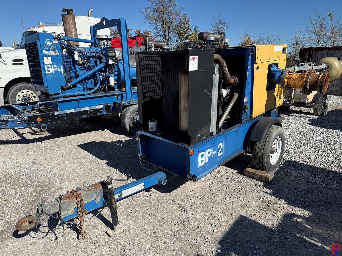 Used PIONEER 6X8X14 CENTRIFUGAL PUMP P/B JOHN DEERE 4024HF285 80 HP TOWABLE PUMP
