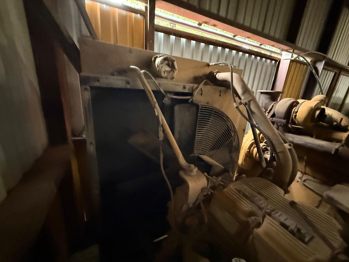 Used CATERPILLAR C15 14.6L  DIESEL ENGINE W/ RADIATOR, (INCOMPLETE)