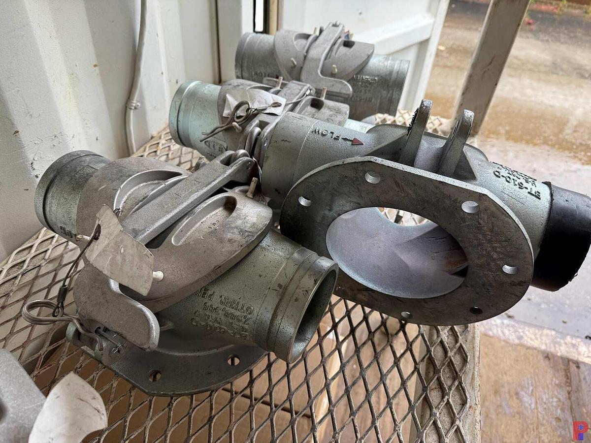 Used (7 X $) (NEW) BTI BT-610-D SANHOG HOPPER TEES