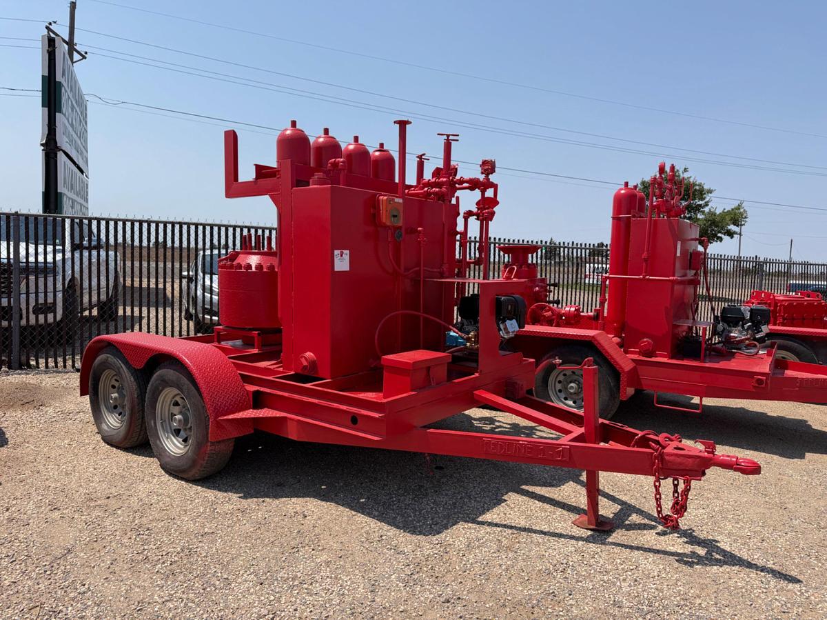 Used 3 Station 4 Bottle Closing Unit Trailer w/ Annular BOP