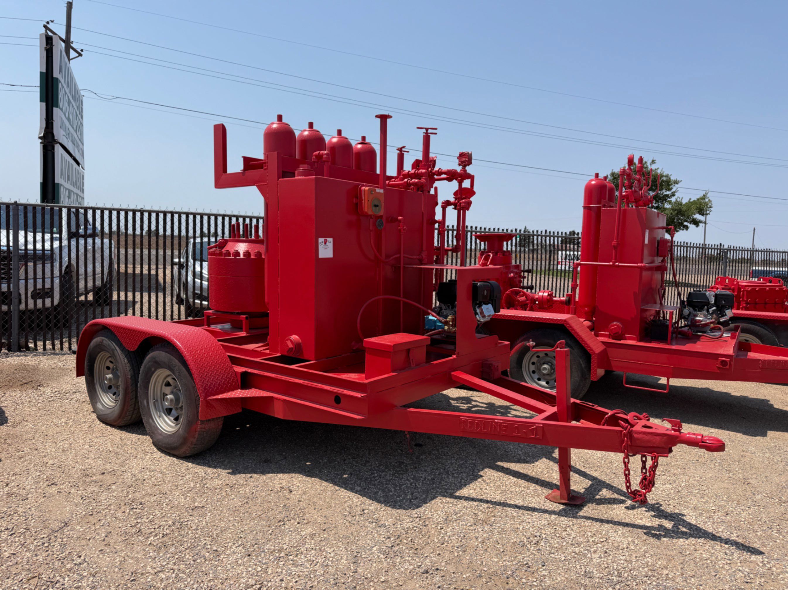 Used 3 Station 4 Bottle Closing Unit Trailer w/ Annular BOP