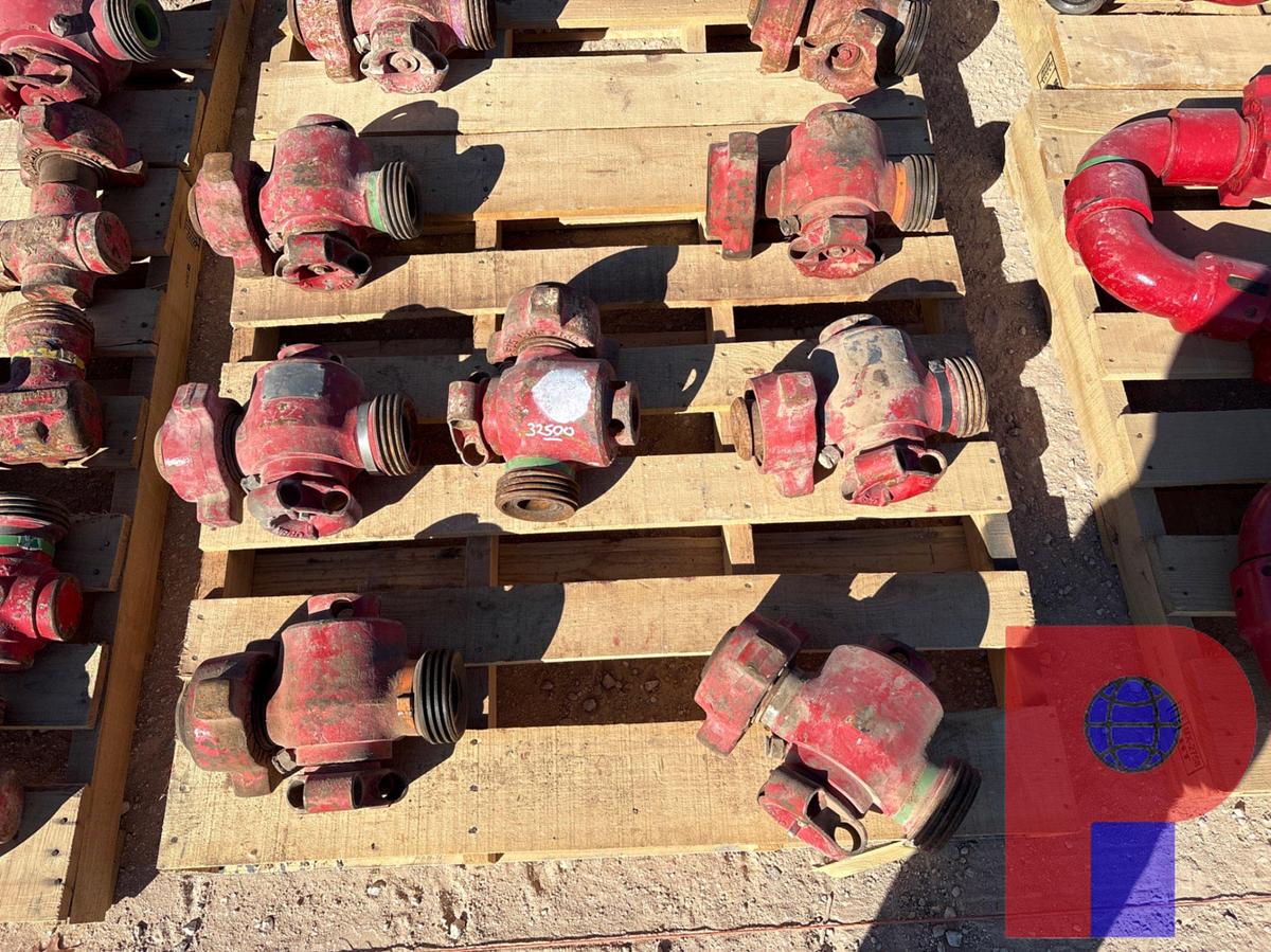 Used (7) 2” 1502 PLUG VALVES