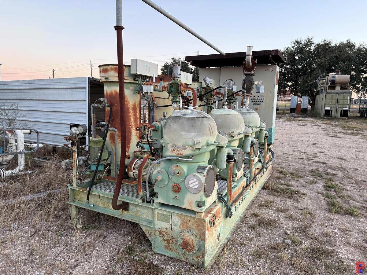 Used WESTFALIA SEPARATOR OIL CENTRIFUGE MACHINE SKIDDED