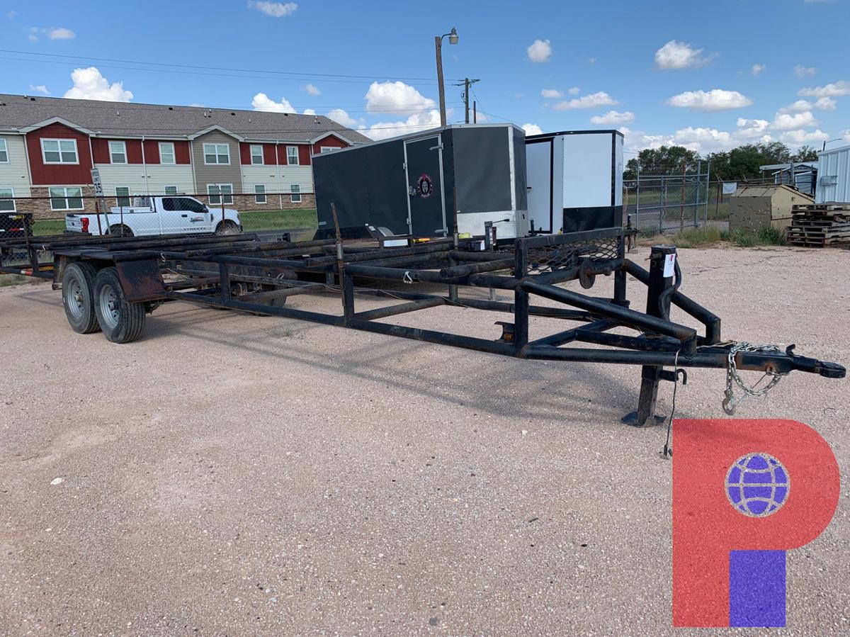 Used 31’ SHOP BUILT PIPE TRAILER