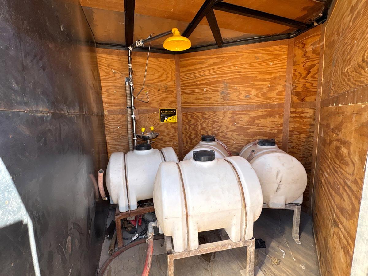 Used 2013 HAULMARK 16’ X 7’ T/A BUMPER PULL EMERGENCY SHOWER TRAILER