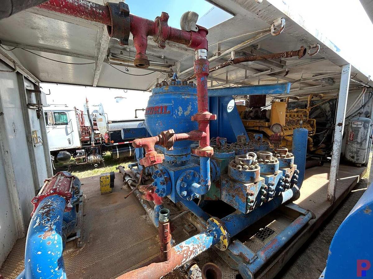 Used NATIONAL 10-P-130 TRIPLEX MUD PUMP P/B CATERPILLAR D399 ENGINE