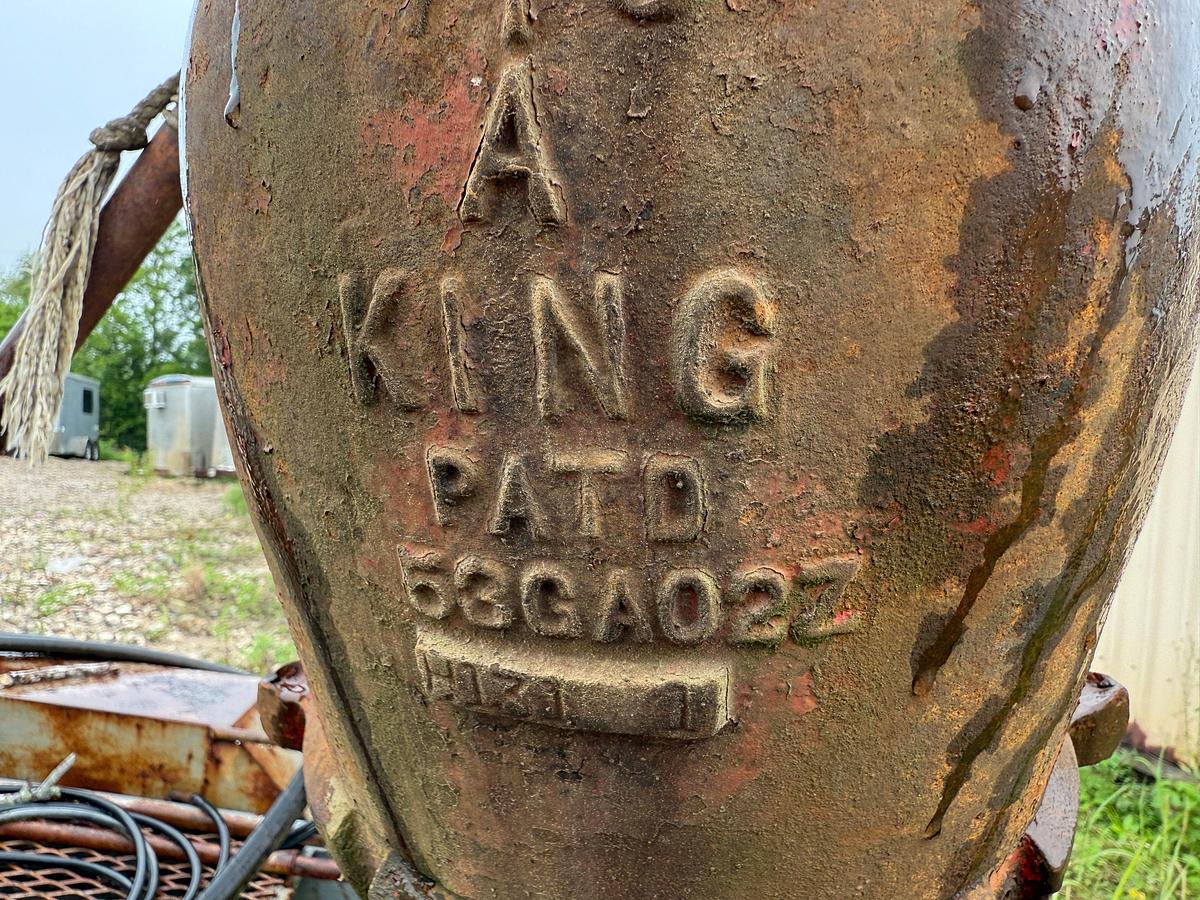 Used KING 53GA POWER SWIVEL MTD ON T/A GOOSENECK.TRAILER