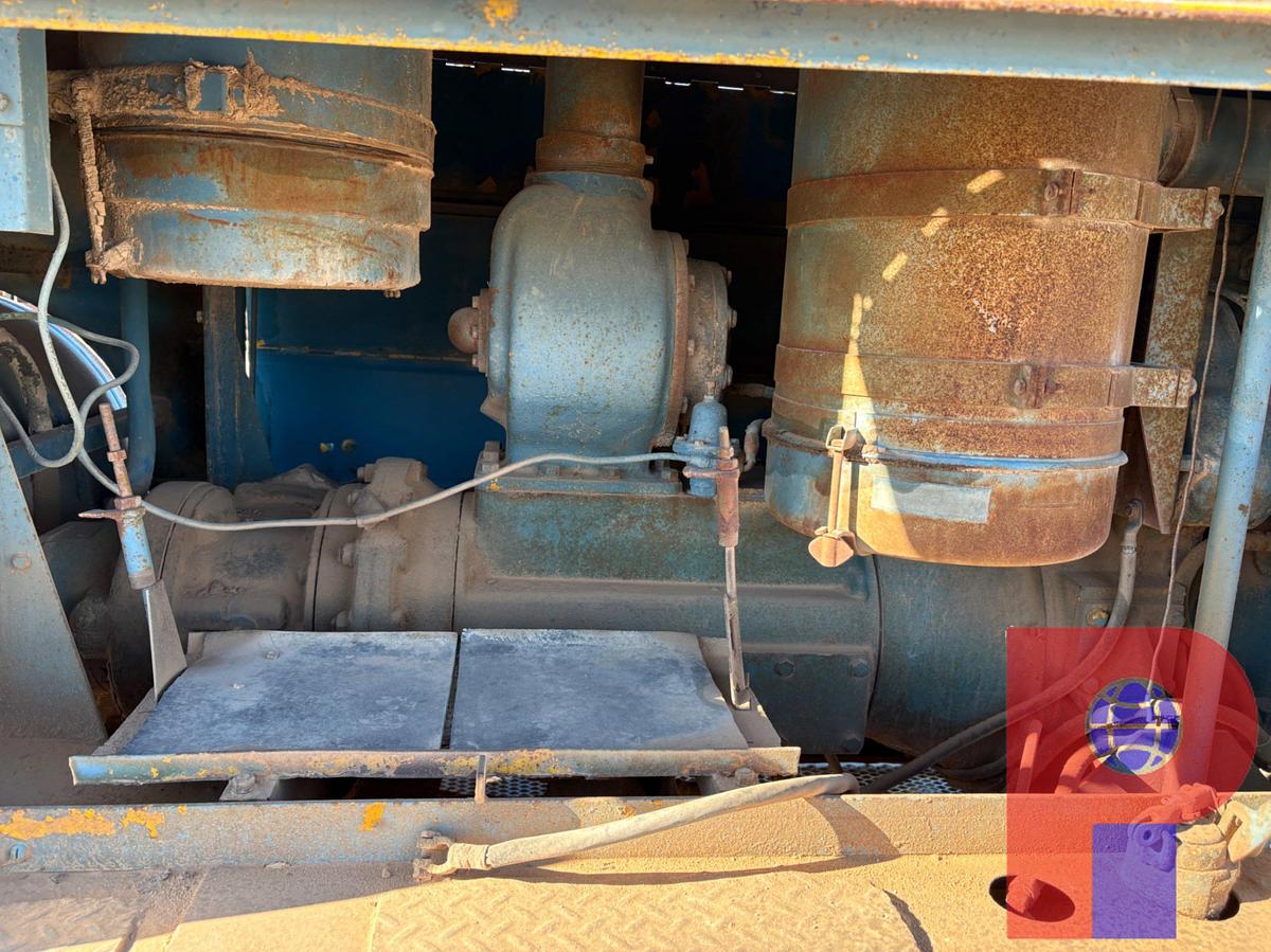 Used INGERSOLL RAND GYROFLOW AIR COMPRESSOR P/B: DIESEL ENGINE, SKIDDED