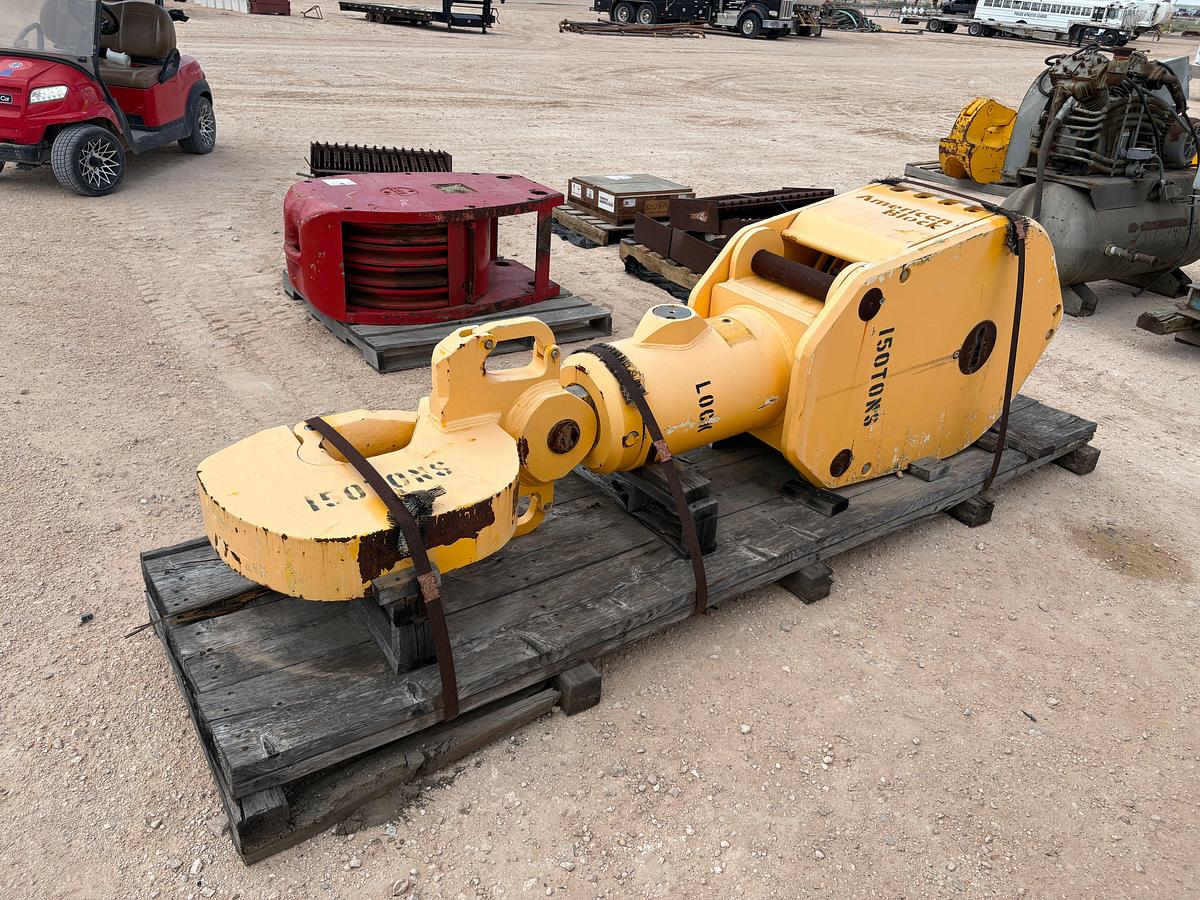 Used UNUSED AMERICAN 1-1/8"WR, 4-SHV, 150-TON BLOCK