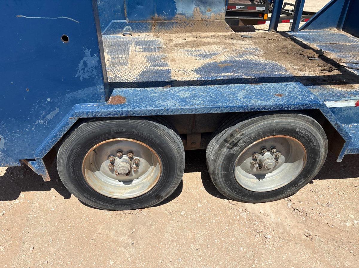 Used SHOPBUILT 12’ x 6’ t/a bumper pull BOP trailer
