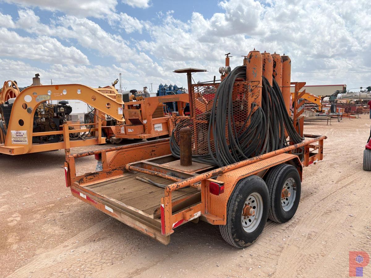 Used 3-STATION CLOSING UNIT MTD ON 2007 MAXX 12’ X 7’ T/A BUMPER PULL TRAILER