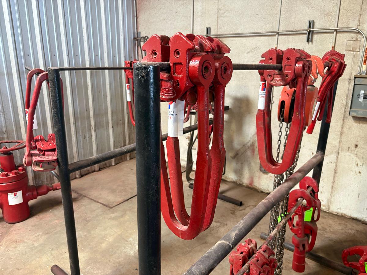 Used (2) 3/4” - 7/8” rod elevators