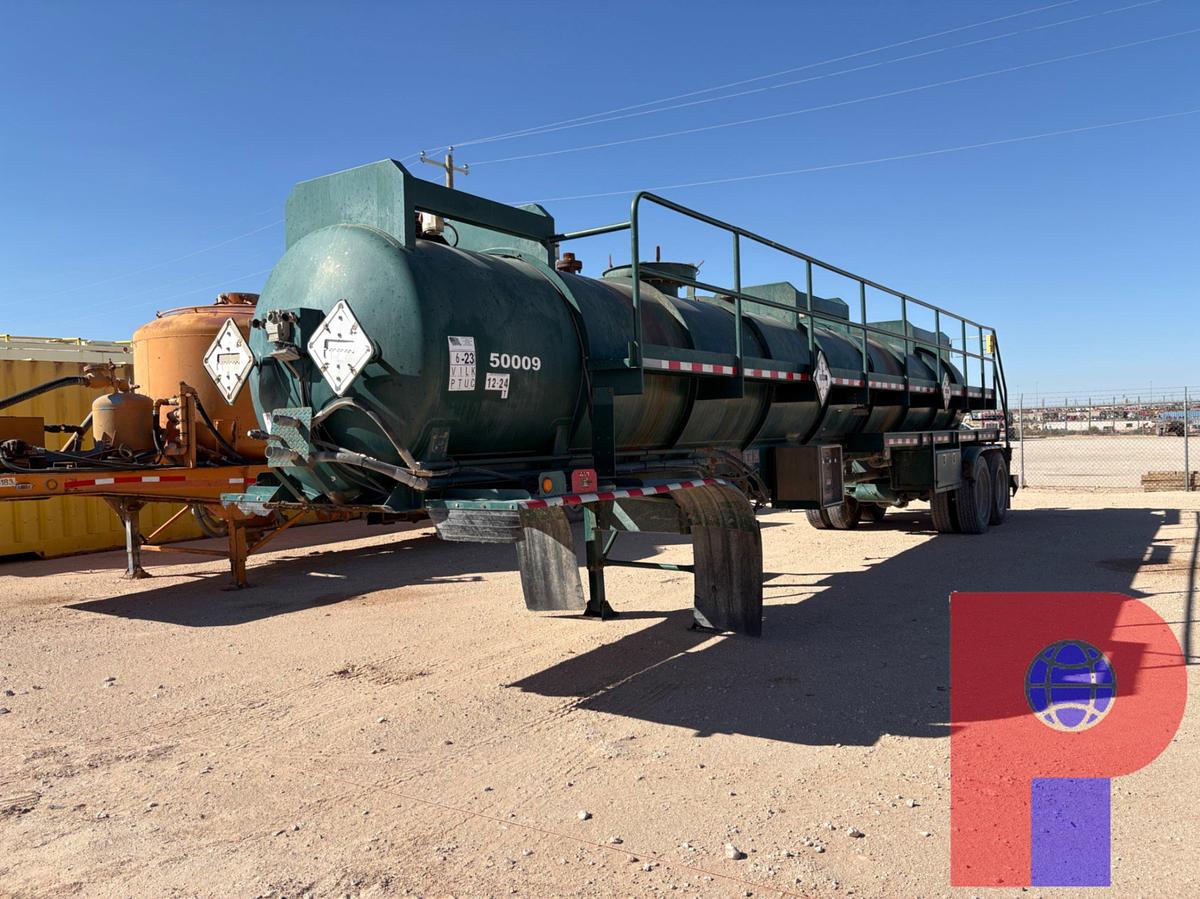 Used 2012 FORT WORTH FABRICATIONS 5,000 GALLON 2-COMP. T/A ACID TRANSPORT TRAILER