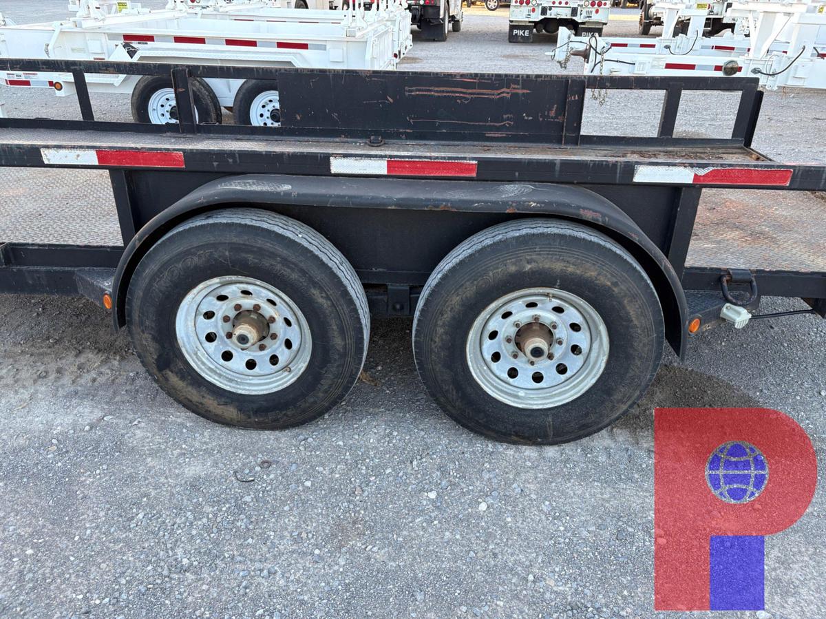 Used MAXEY 16’ X 7’ T/A BUMPER PULL UTILITY TRAILER