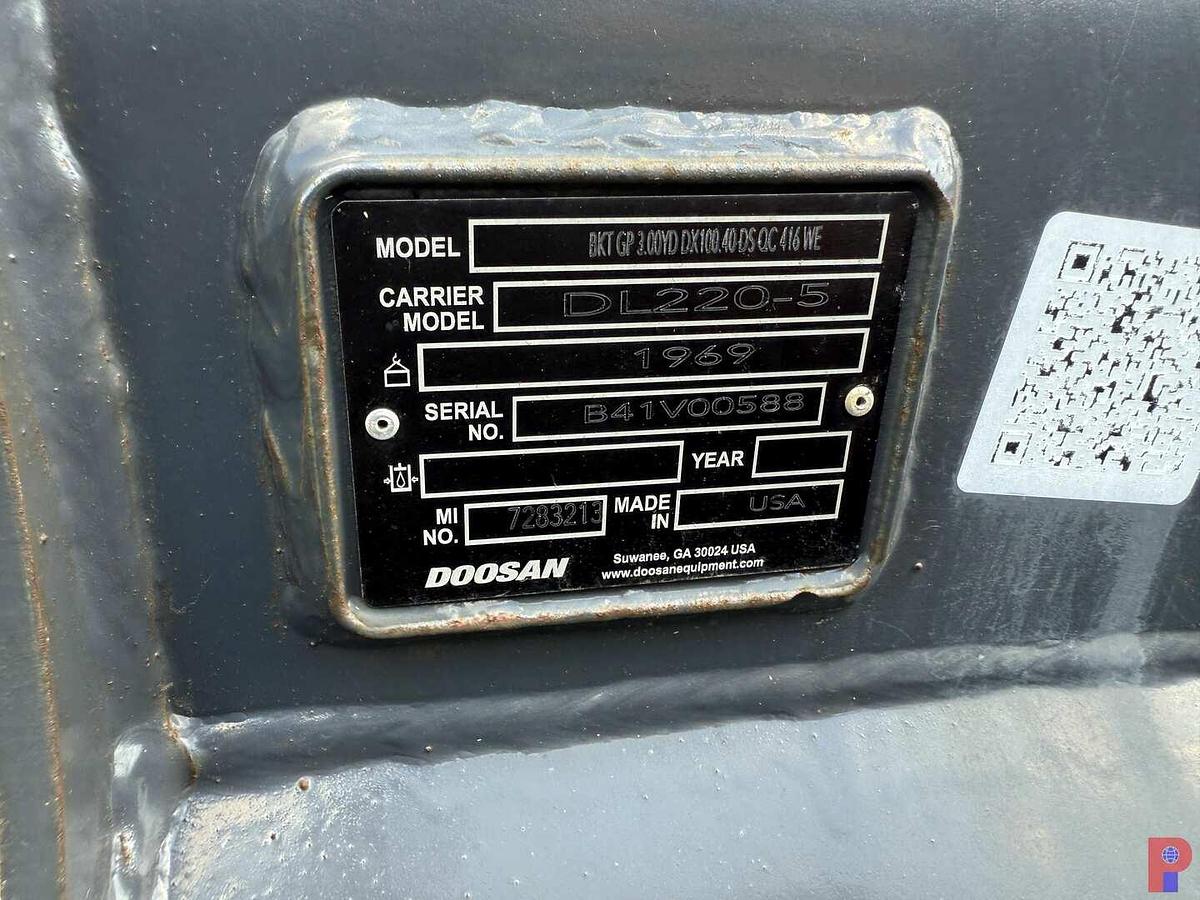 Used 2023 DEVELON DL220-7 WHEEL LOADER**3 YEAR 5000 HOUR FULL WARRANTY, STARTED 9/30/25**