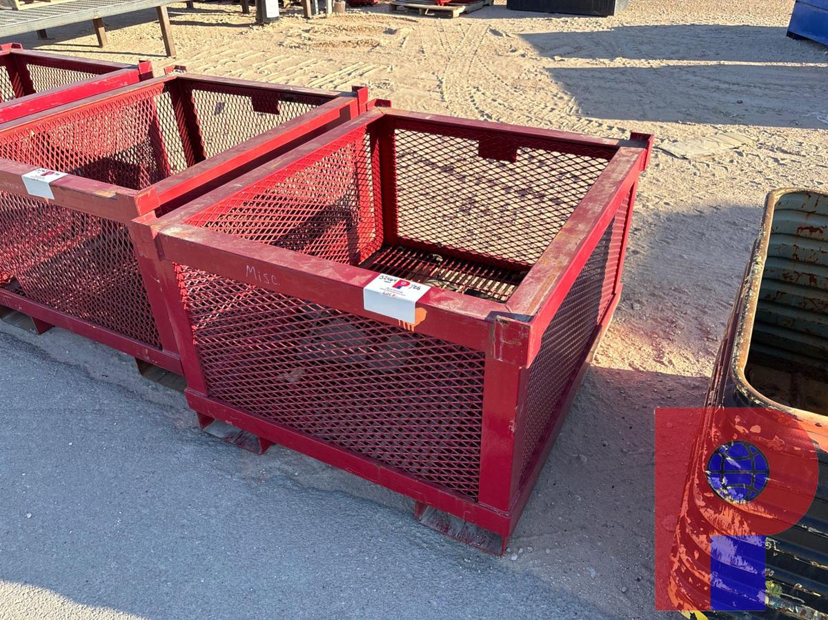 Used 4’ X 3.5’ X 2’ TOOL BASKET W/ FORKLIFT POCKETS