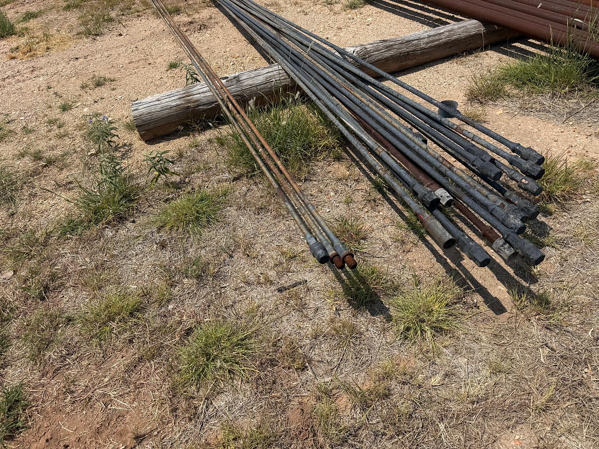 Used LOT W/ (16-JTS) of (UNUSED) 7/8” & (3-JTS) 3/4” SUCKER RODS