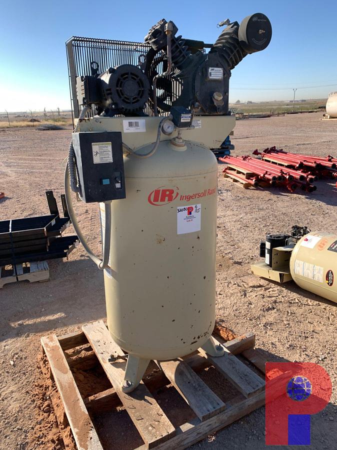 Used (3) INGERSOLL RAND ELECTRIC OIL LUBE AIR COMPRESSOR