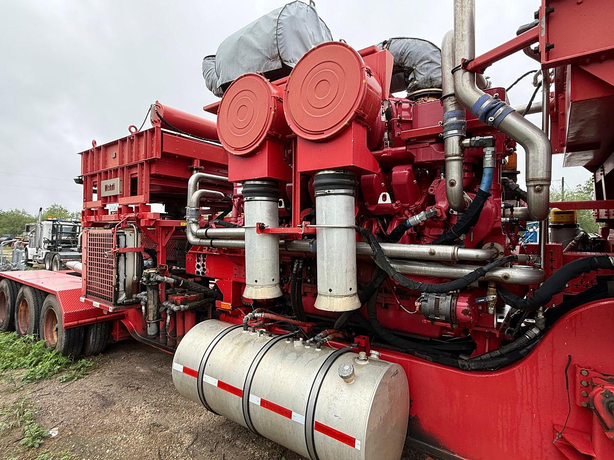 Used 2014 MTU 12V4000 2250-HP W/ ALLISON TRANS. (NO PUMP) MTD ON 3-AXLE FRAC PUMP TRAILER