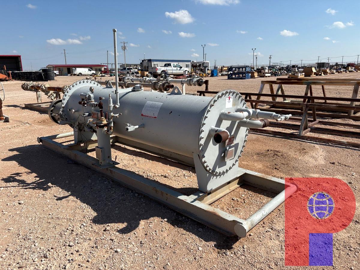 Used NATCO ED060002 3”X XH INDIRECT HEATER COIL MTD ON 15.5’ X 4’ SKID