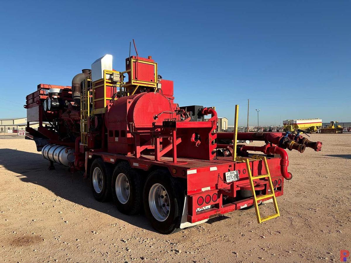 Used 2011 BLACKSTONE TRAILER MFG 3-AXLE FRAC PUMP TRAILER