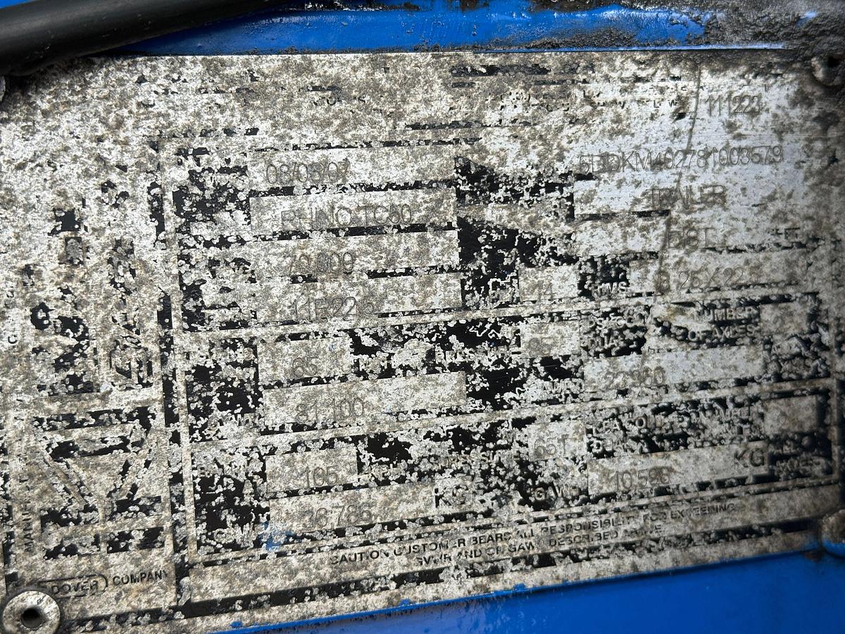 Used 2007 RHINO TC50 2250-HP TRIPLEX FRAC PUMP MTD ON T/A TRAILER