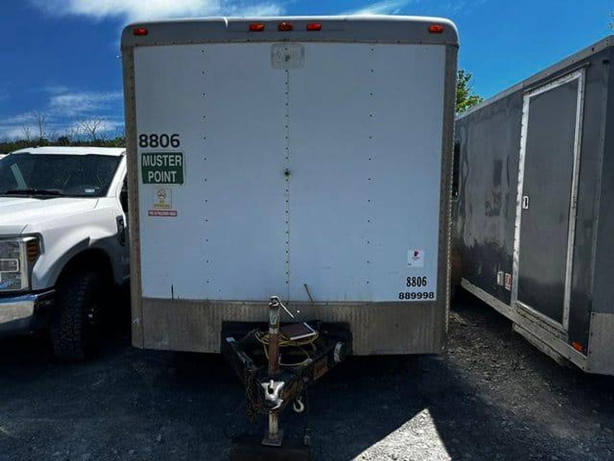 Used 2014 CARGO CRAFT 16’ T/A BUMPER PULL CREW / DOGHOUSE TRAILER