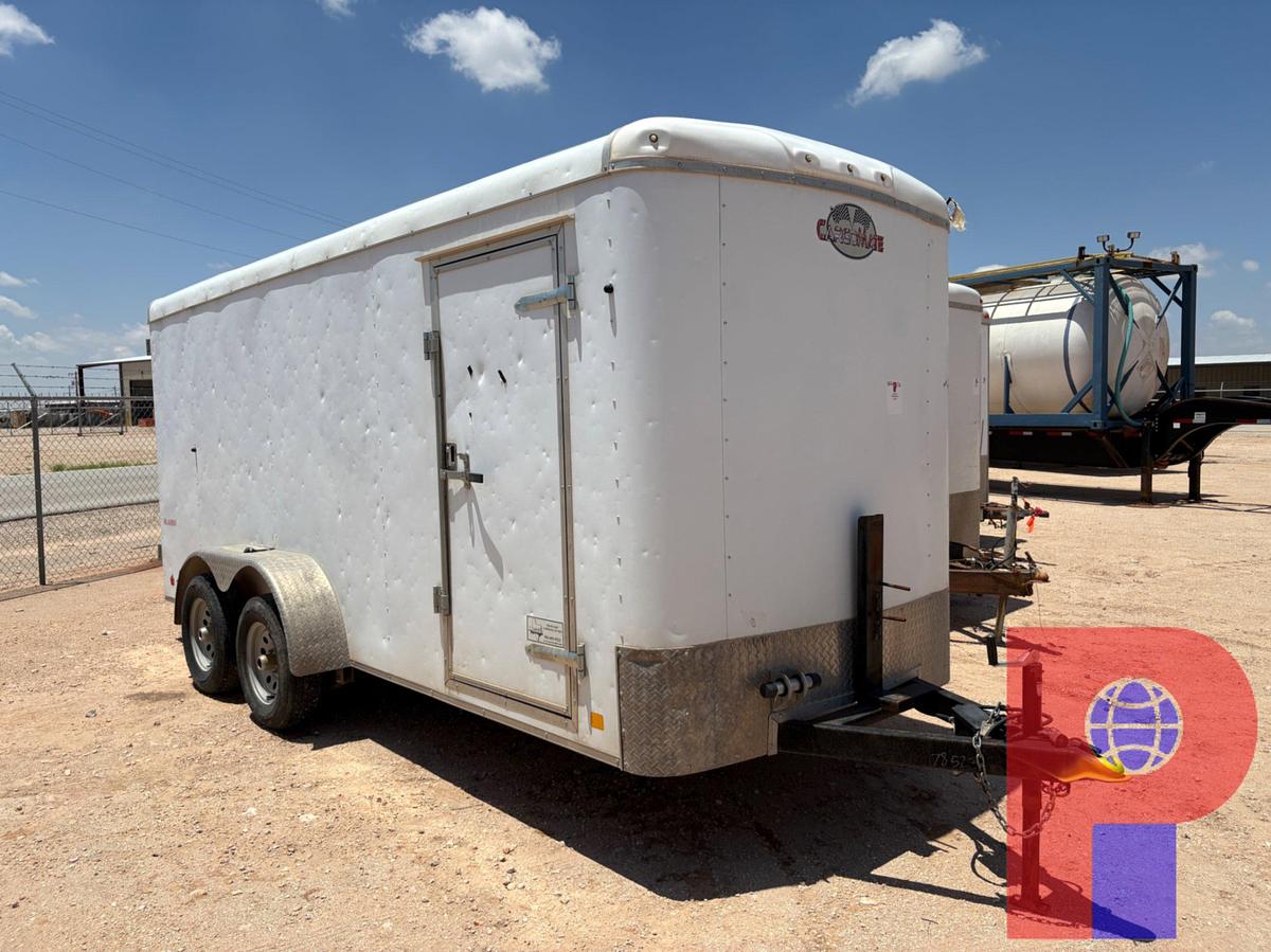 Used 2018 FOREST RIVER 16’ X 6’ T/A BUMPER PULL ENCLOSED TRAILER