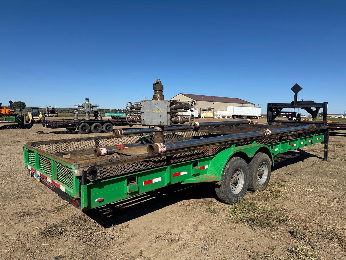 Used 2017 STEWART WIRELINE LUBRICATOR WITH BOP TRAILER