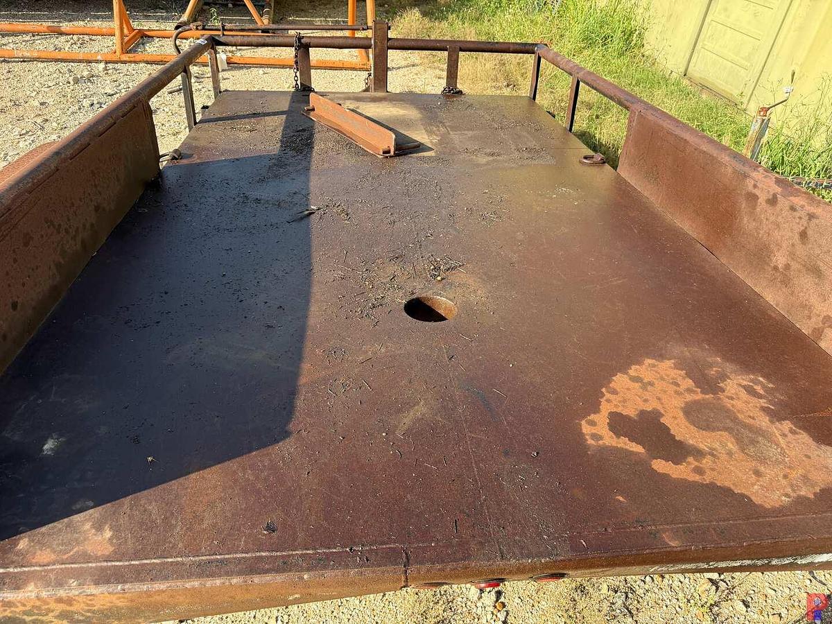 Used 14’ X 83” T/A STEEL BED BUMPER PULL UTILITY TRAILER